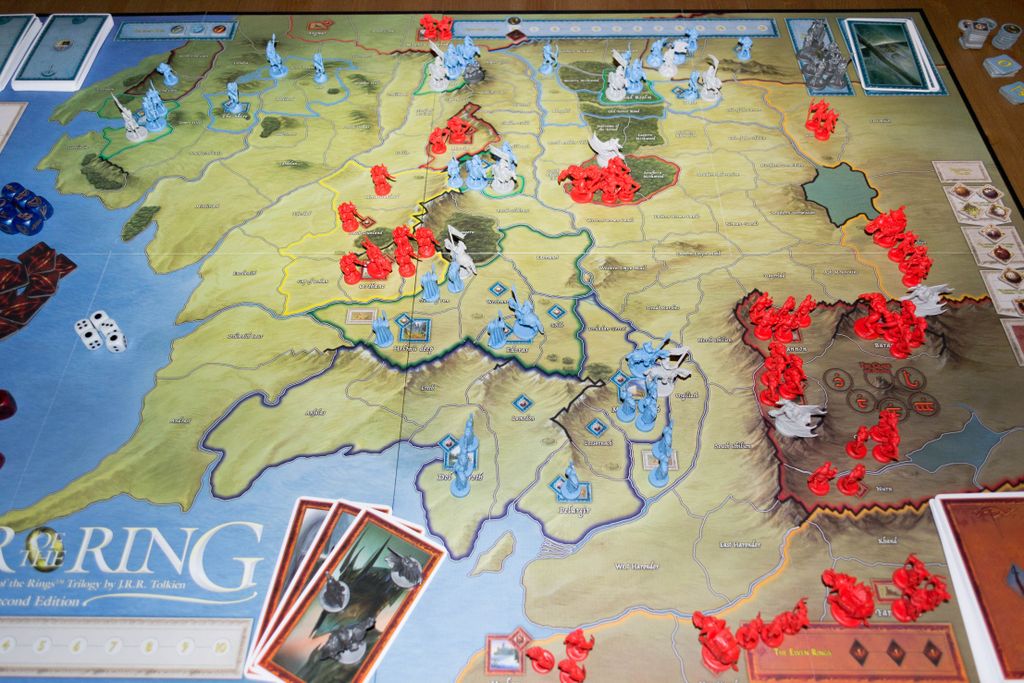 War of the Ring: Second Edition - WotR 2nd Edition - Start of game - Credit: jasoncarlough