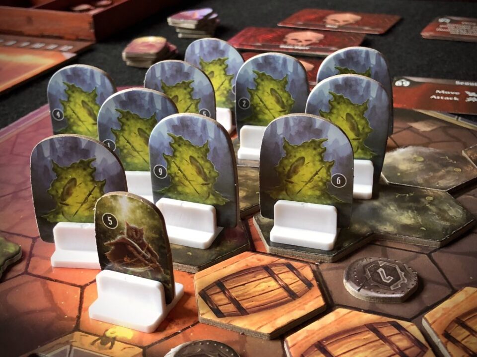 Gloomhaven - The bad news is they divided three times already. The good is that Cragheart had a little cataclysm left in his hand. - Credit: Hipopotam