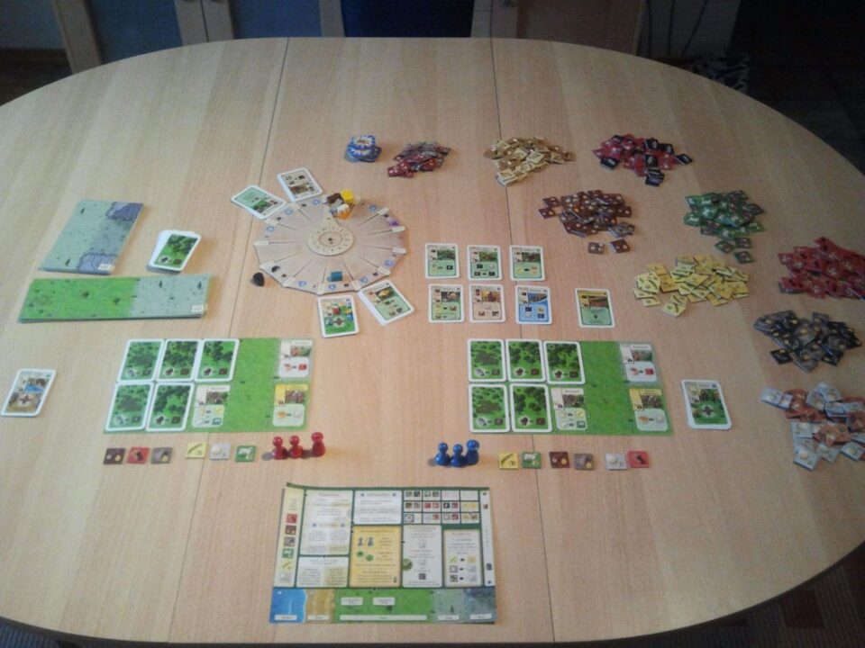 Ora et Labora - Start of a two player game, Ireland scenario - Credit: MiWi