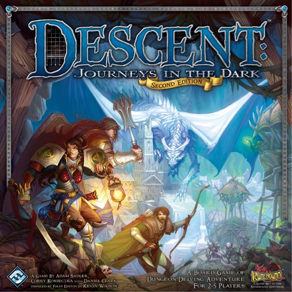 Descent: Journeys in the Dark (Second Edition): Box Cover Front