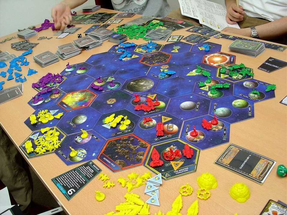 Twilight Imperium: Third Edition - This photo was taken at my game room, on August 27, 2005, where I played TI3 with my friends.
 - Credit: moonblogger