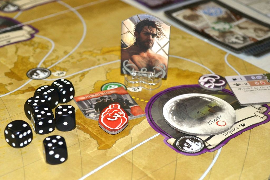 Eldritch Horror - Beating the crap out of some Tick Tock Men! - Credit: kilroy_locke