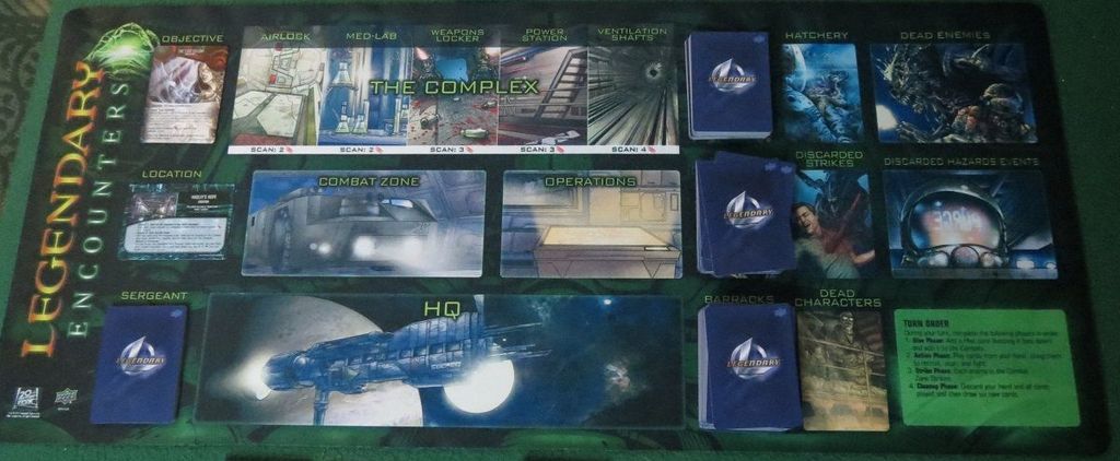 Legendary Encounters: An Alien Deck Building Game - More games should use roll-up mats. So pleasantly squishy. - Credit: The Innocent