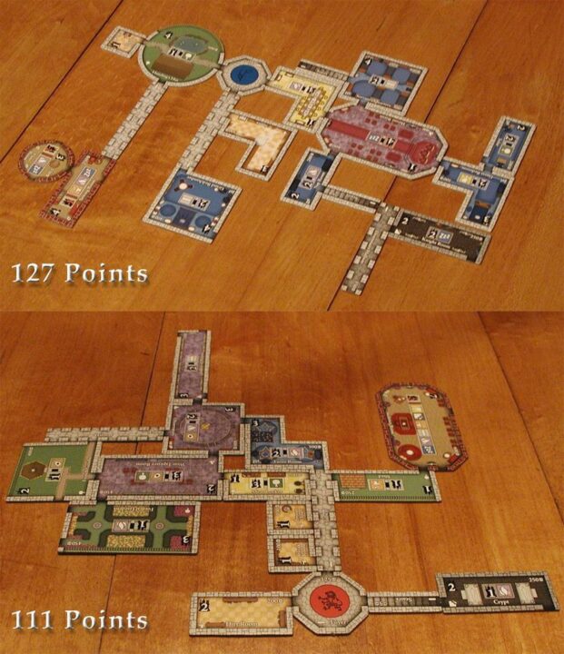 Castles of Mad King Ludwig - Our most recent game, 127 to 111 points

 - Credit: Murr