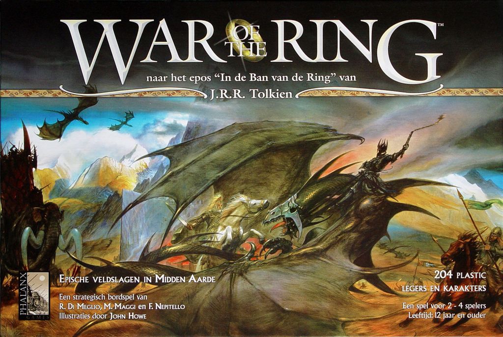 War of the Ring - Boxfront of the Dutch edition (Phalanx Games) - Credit: Livinus