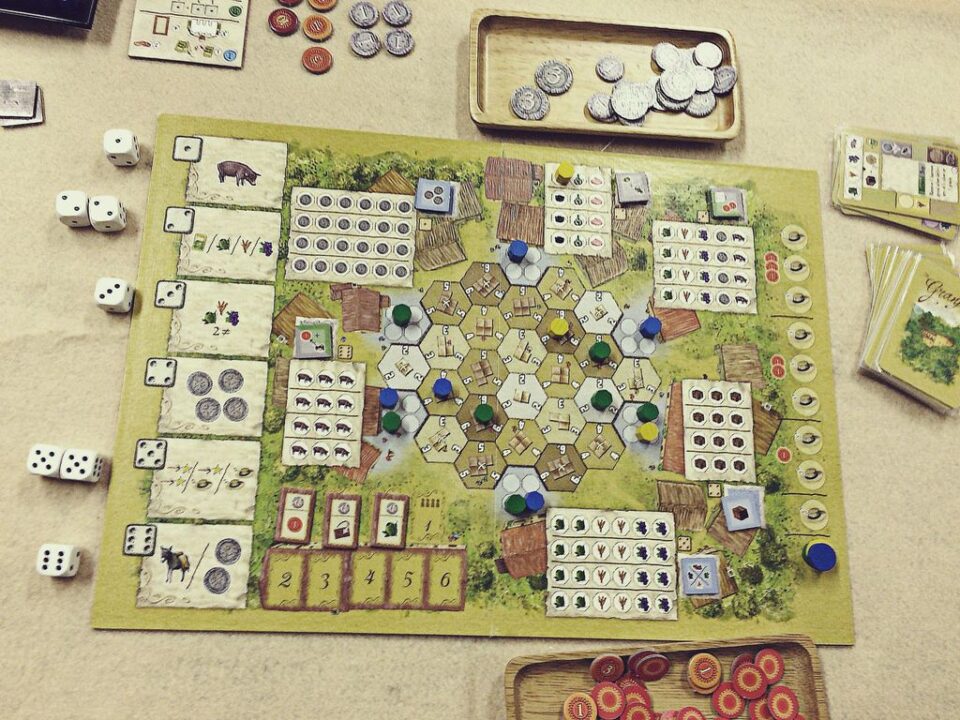 La Granja - Game in progress (First edition) - Credit: moonblogger