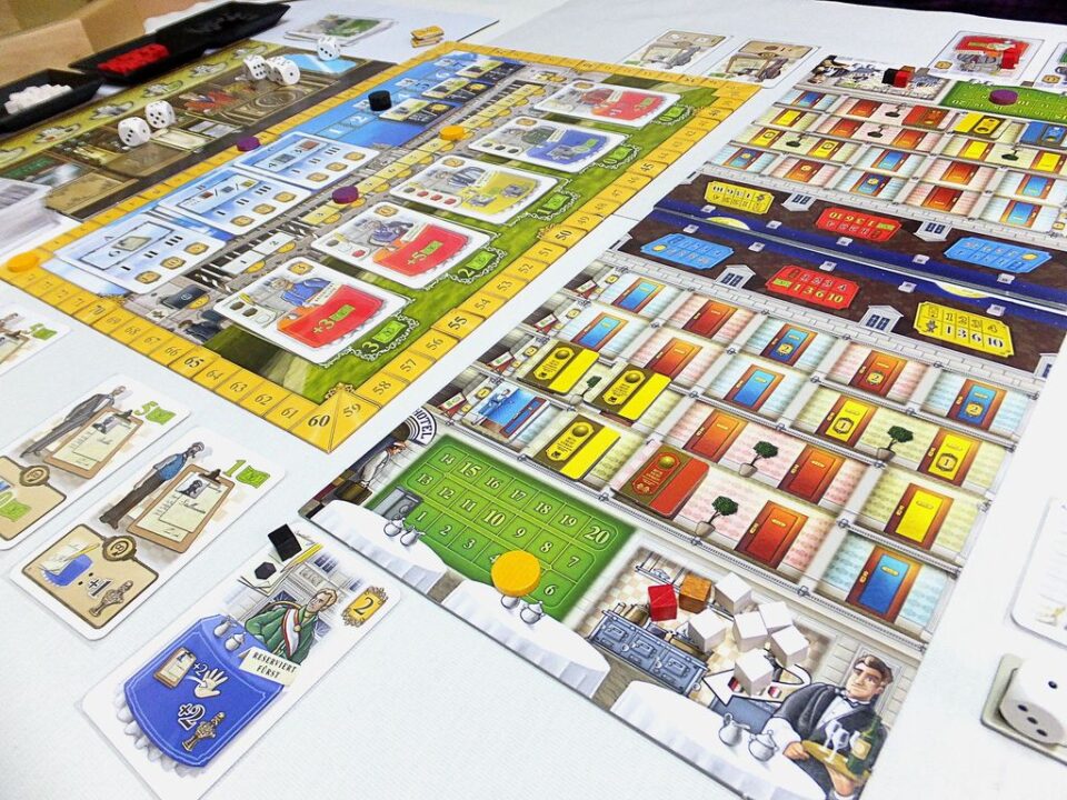 Grand Austria Hotel - A two player game in progress. - Credit: moonblogger