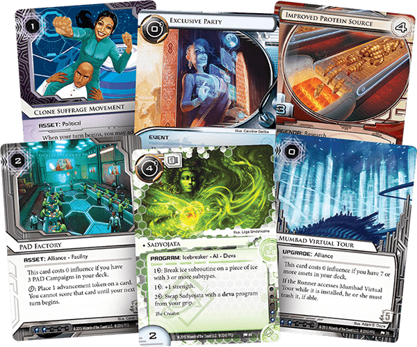 Android: Netrunner - mumbad cycle cards - Credit: CristiQ
