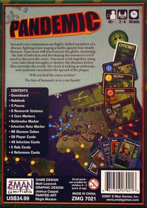 Pandemic - Pandemic - Back of Box - Credit: cbs42