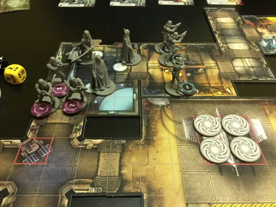 Star Wars: Imperial Assault - Practice skirmish setup - Credit: zgabor