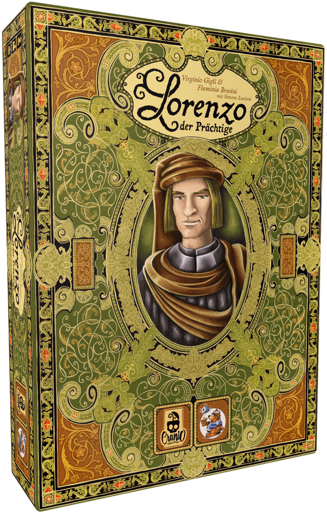 Lorenzo il Magnifico - Lorenzo der Prächtige, Heidelberger Spieleverlag/Cranio Creations, 2017 - Credit: W Eric Martin