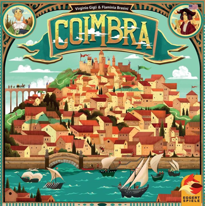 Coimbra - Coimbra, eggertspiele, 2018 — front cover (image provided by the publisher) - Credit: W Eric Martin