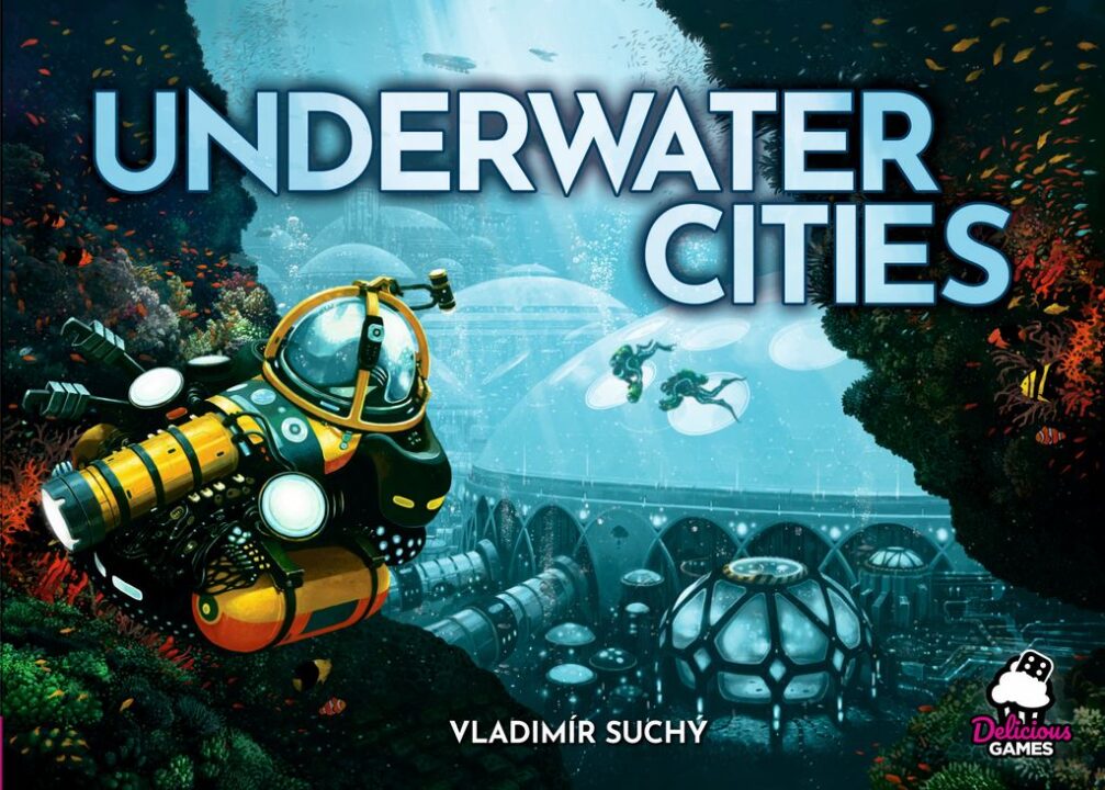 Underwater Cities - Underwater Cities, Delicious Games, 2018 — front cover (image provided by the publisher) - Credit: W Eric Martin