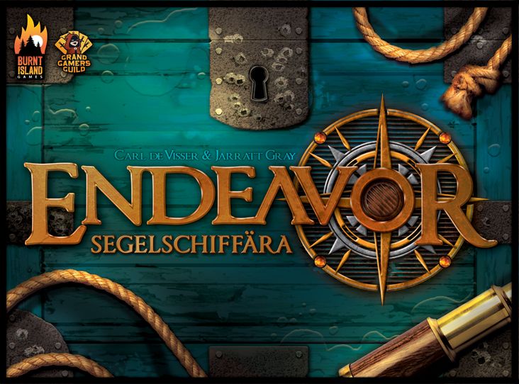 Endeavor: Age of Sail - Endeavor: Segelschiffära, Burnt Island Games/Grand Gamers Guild, 2018 — front cover, German edition (image provided by the publisher) - Credit: W Eric Martin