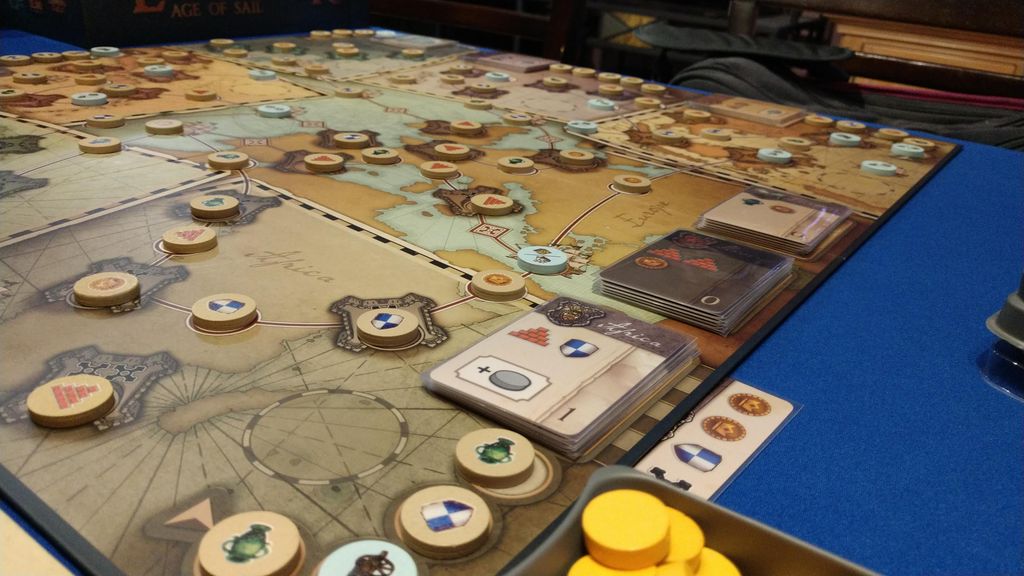 Endeavor: Age of Sail - Commodore wooden chits - Credit: ceephour