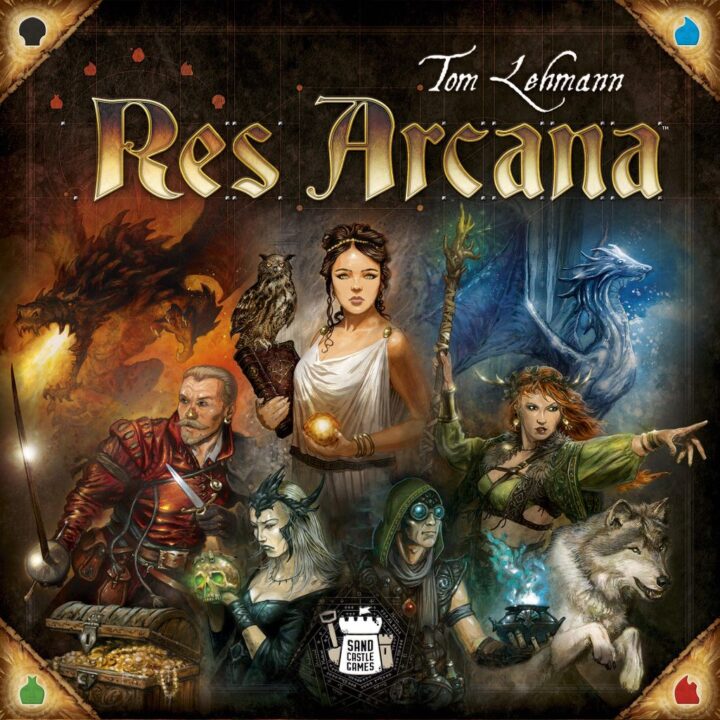 Res Arcana - Res Arcana, Sand Castle Games, 2019 — front cover (image provided by the publisher) - Credit: W Eric Martin