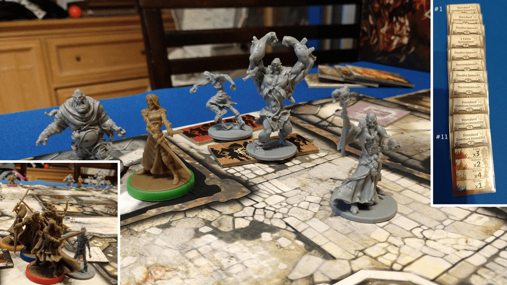 Zombicide: Black Plague - Start of Mission #2, right off the bat a grave mistake was made... (This game was lost horribly) - Credit: ceephour