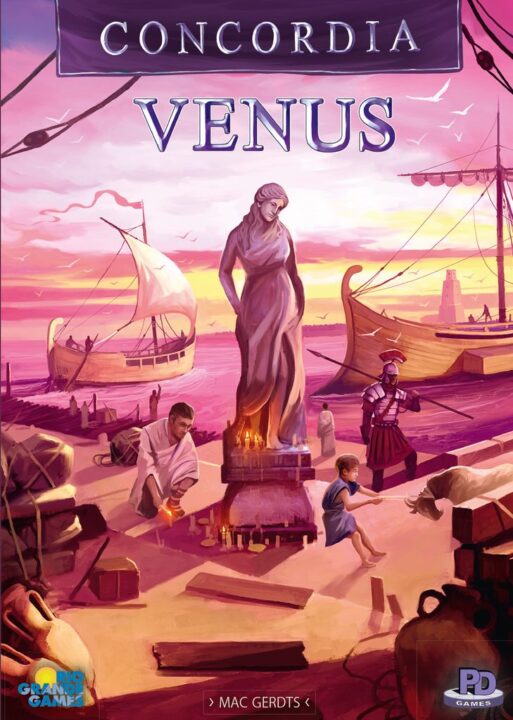 Concordia Venus - Concordia: Venus, PD Verlag/Rio Grande Games, 2019 — front cover (image provided by the publisher) - Credit: W Eric Martin