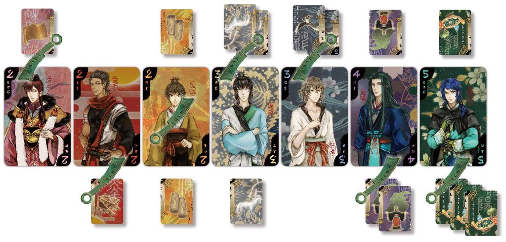 Hanamikoji - Jixia Academy, Deep Water Games/EmperorS4, 2019 — gameplay example - Credit: W Eric Martin