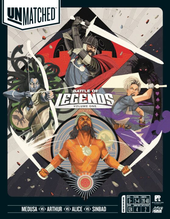 Unmatched: Battle of Legends, Volume One: Box Cover Front