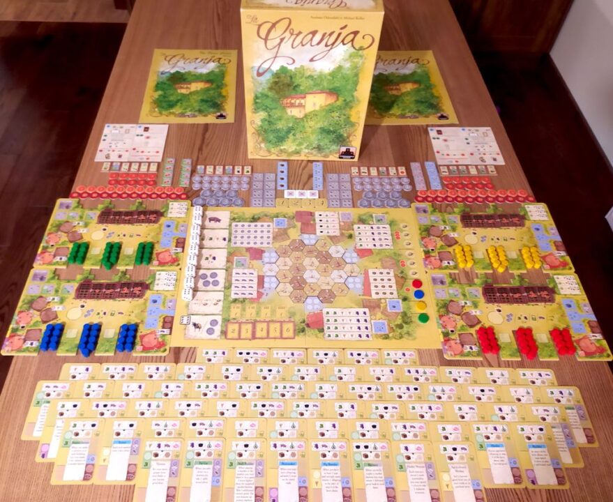 La Granja - All components of the game - Credit: dan_polyuha