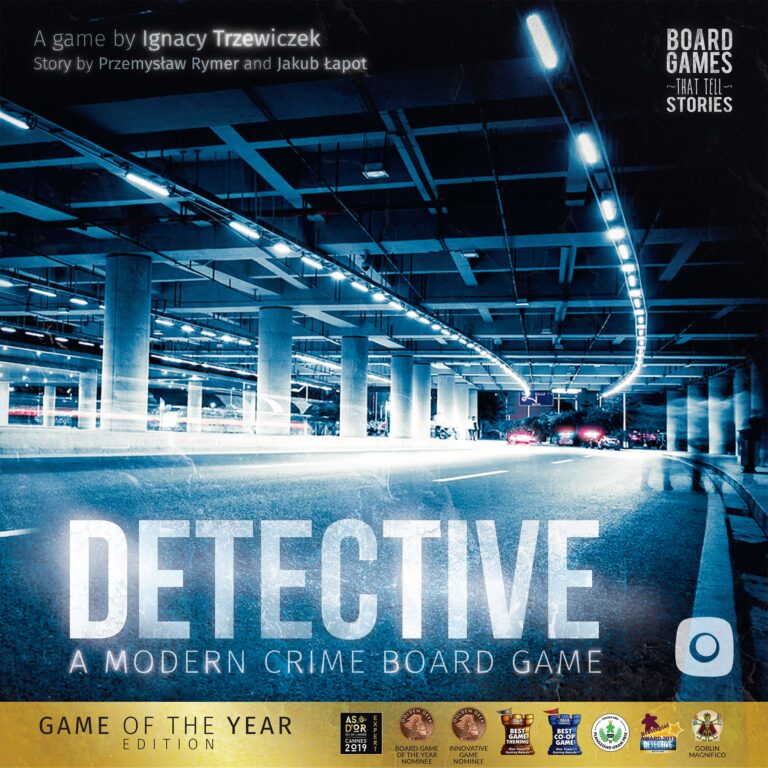 Detective: A Modern Crime Board Game: Box Cover Front