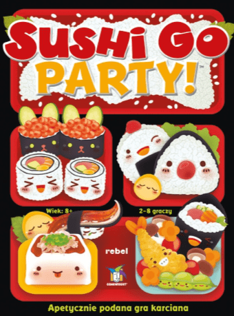 Sushi Go Party! - Sushi Go Party!, Rebel — front cover - Credit: W Eric Martin