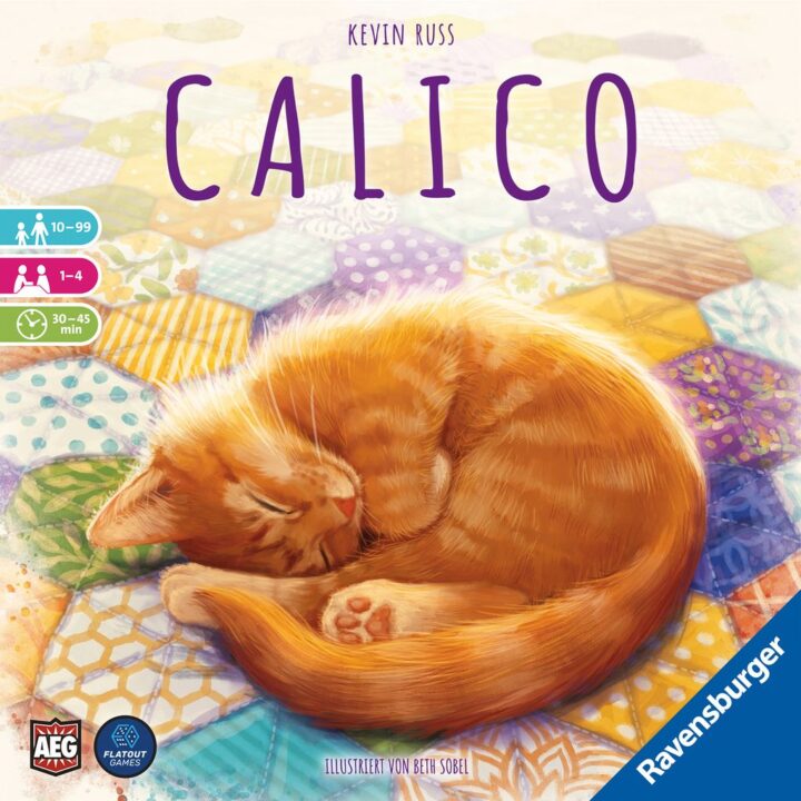 Calico - Calico, Ravensburger, 2021 — front cover (image provided by the publisher) - Credit: W Eric Martin