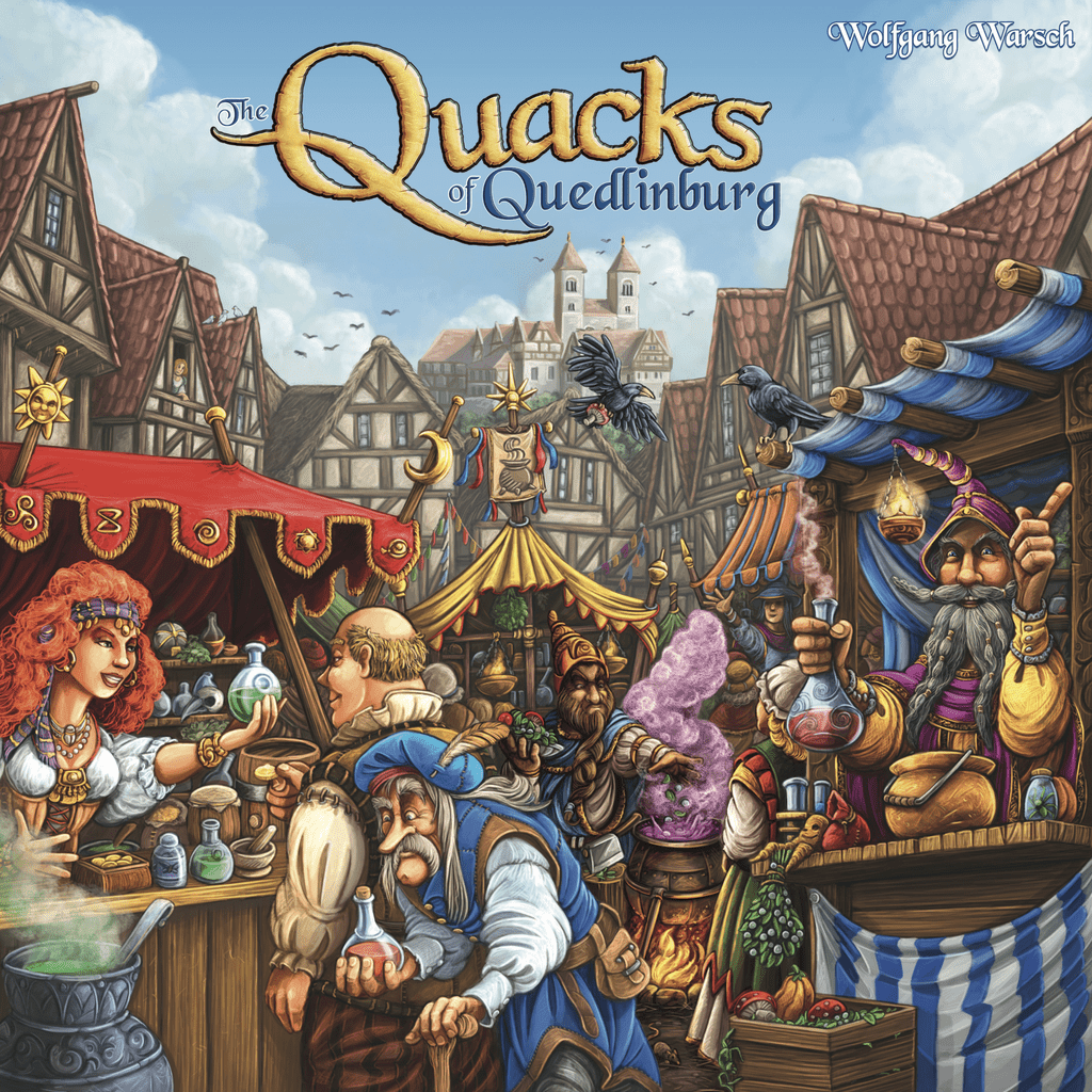 The Quacks of Quedlinburg - The Quacks of Quedlinburg, CMYK, 2021 — front cover (image provided by the publisher) - Credit: W Eric Martin