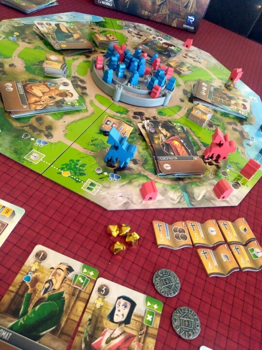 Viscounts of the West Kingdom - Playing a solo game where the battle over the central castle is on like Donkey Kong! - Credit: Johnny Dangerously