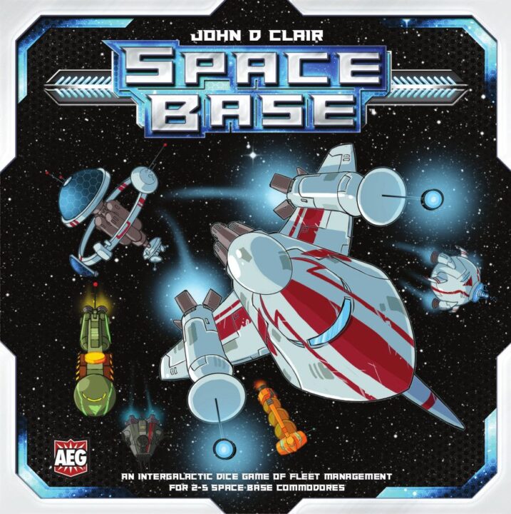 Space Base - Space Base, Alderac Entertainment Group, 2018 — front cover (image provided by the publisher) - Credit: W Eric Martin