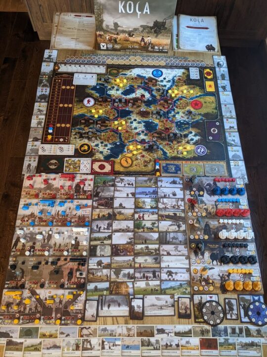 Scythe - All components of the game - Credit: dan_polyuha