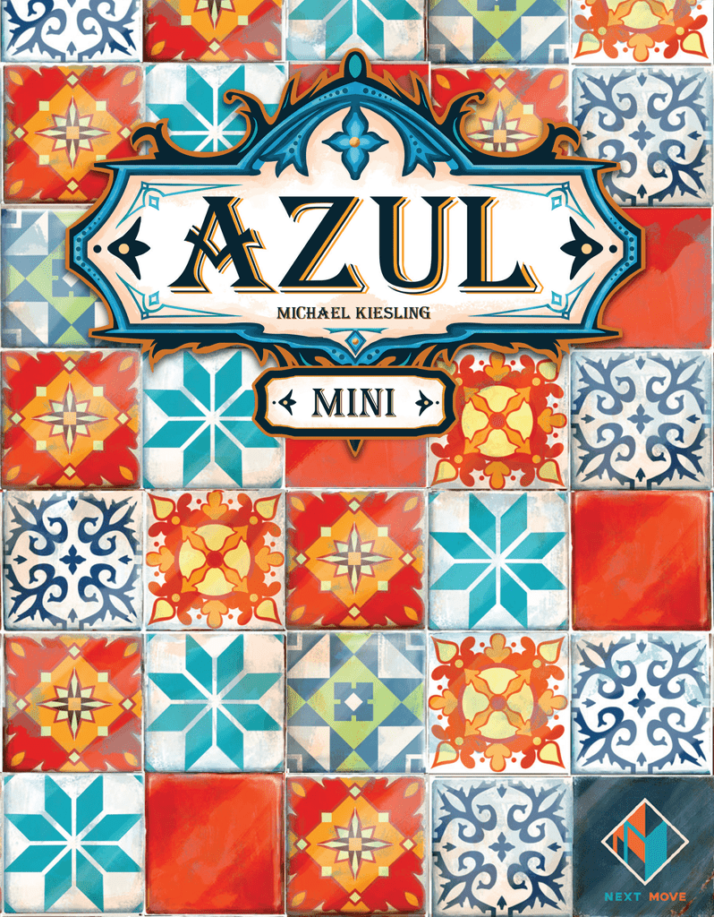 Azul - Azul Mini, Next Move Games, 2023 — front cover (image provided by the publisher) - Credit: W Eric Martin