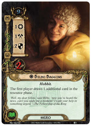 The Lord of the Rings: The Card Game - Bilbo Baggins - Credit: ninjadorg