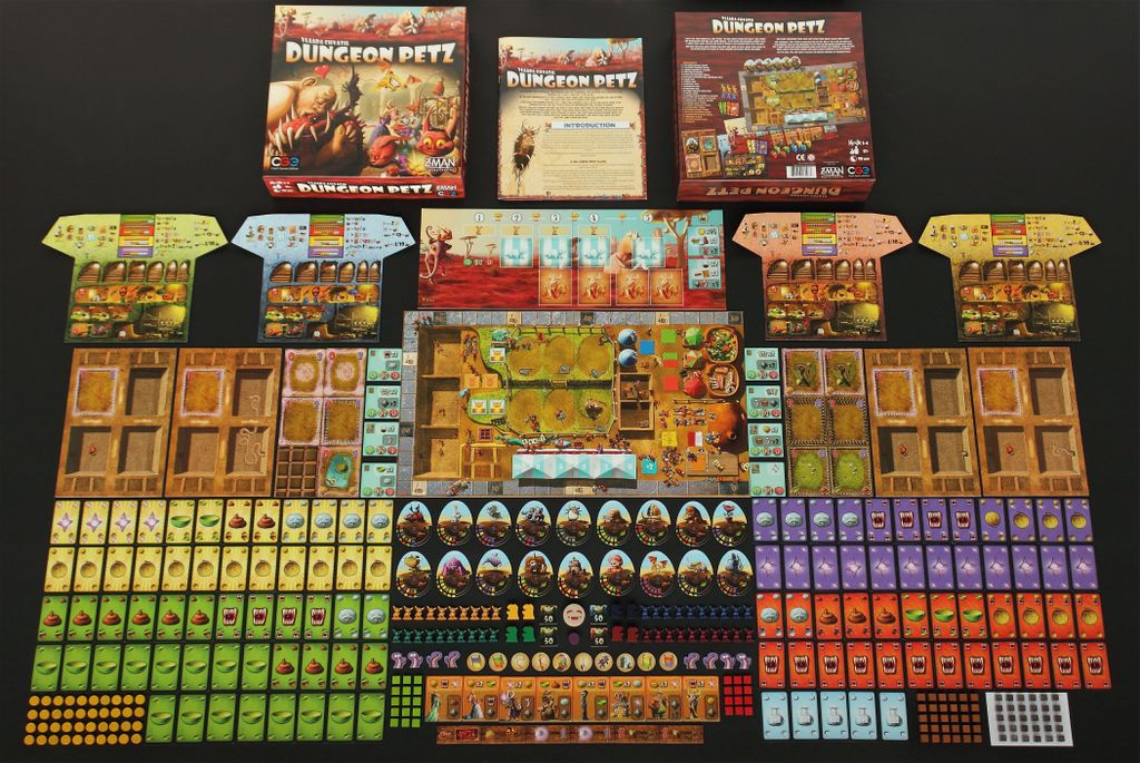 Dungeon Petz - Dungeon Petz, Z-Man edition, components - Credit: FortyOne