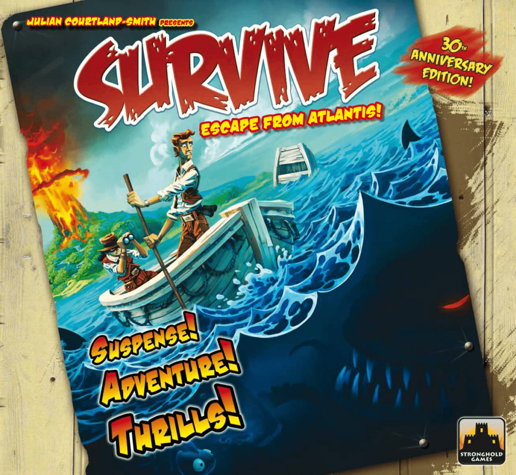 Survive: Escape from Atlantis!: Box Cover Front
