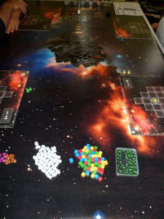 Galaxy Trucker - My first game of Galaxy Trucker, this is going to be fun. Special thanks to Robman for providing the game. - Credit: Rayreviewsgames