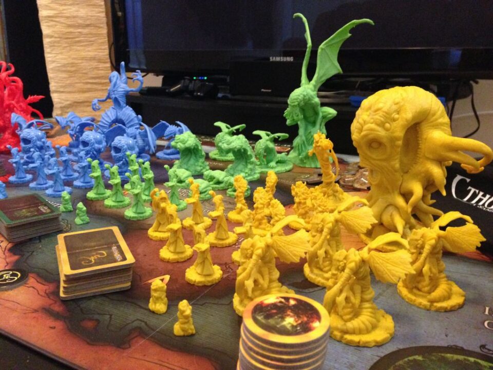 Cthulhu Wars - Core set received from the Kickstarter. - Credit: RandomHajile