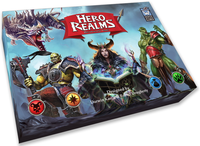 Hero Realms - Hero Realms, White Wizard Games, 2016 — box - Credit: W Eric Martin