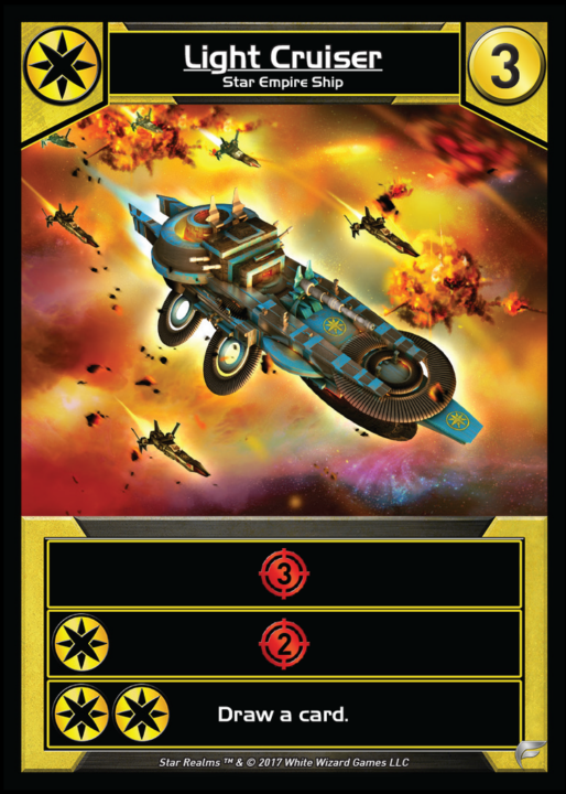 Star Realms: Frontiers - Star Realms: Frontiers, White Wizard Games, 2017 — sample card (image provided by the publisher) - Credit: W Eric Martin