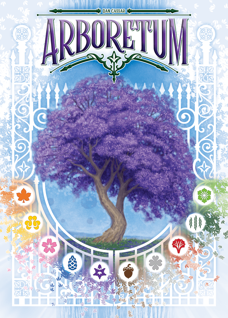 Arboretum - Arboretum, Renegade Game Studios, 2018 — front cover (image provided by the publisher) - Credit: W Eric Martin