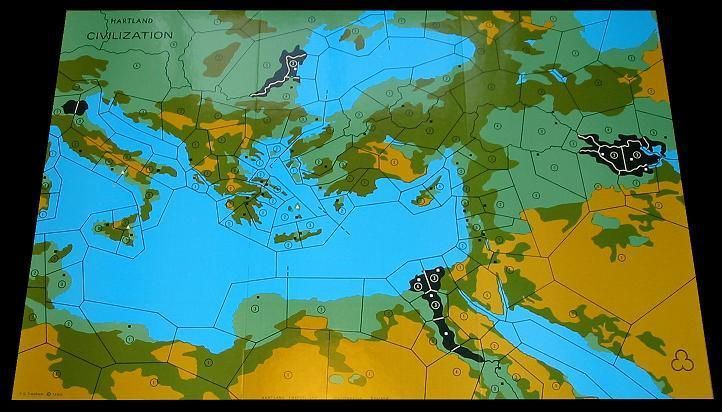 Civilization - Original Hartland Trefoil map board - Credit: garyjames