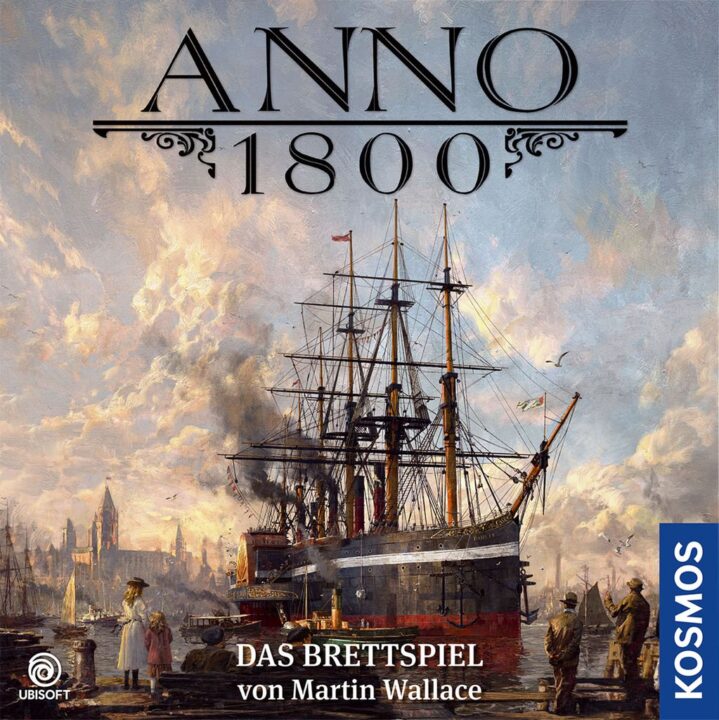 Anno 1800: The Board Game - Anno 1800, KOSMOS, 2020 — front cover (image provided by the publisher) - Credit: W Eric Martin