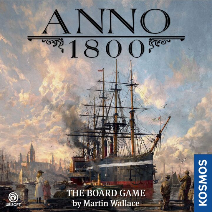 Anno 1800: The Board Game - Anno 1800, KOSMOS, 2021 — front cover (image provided by the publisher) - Credit: W Eric Martin