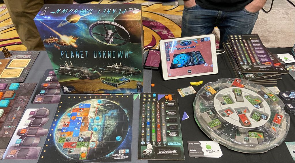 Planet Unknown - Planet Unknown, Adam's Apple Games, 2022 — on display at GAMA Expo 2022 - Credit: W Eric Martin