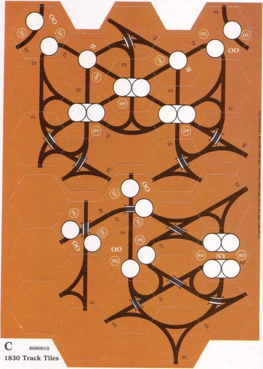 1830: Railways & Robber Barons - 1830 Track tiles C - Credit: kgm3219