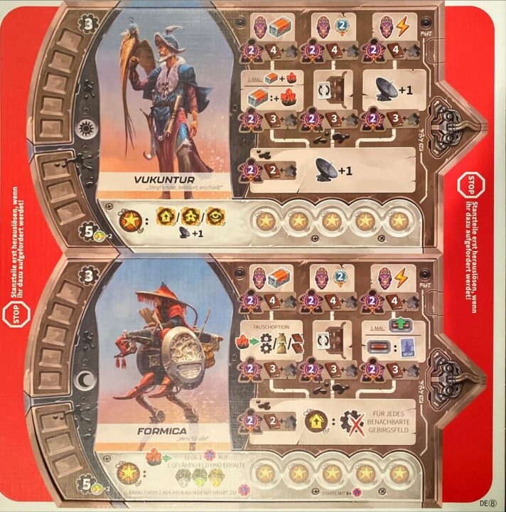 Revive - campaign punchboard, German edition - Credit: Brettspielhelden DD