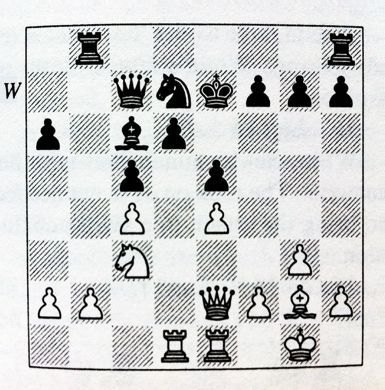 Chess - White to move.  Position is from Christiansen-Michaelides, 1980.  BTW, Christiansen is not a 'positional' player.  - Credit: photocurio