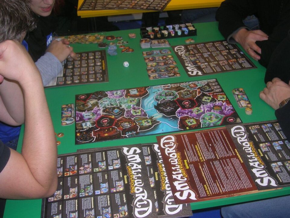 Small World Underground - In play at Essen 2011 - Credit: johngw