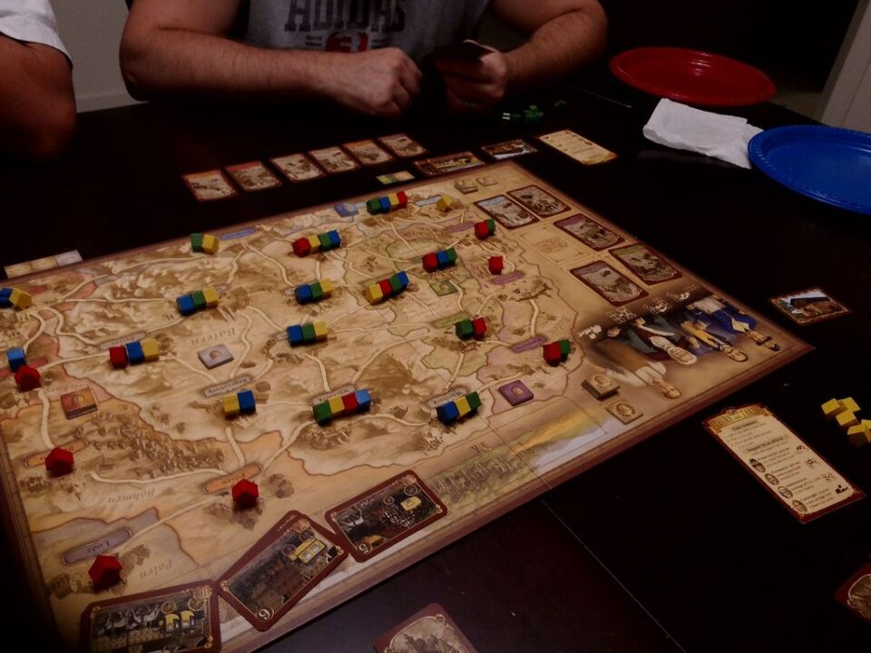 Thurn and Taxis - 4-player game. - Credit: starfailure